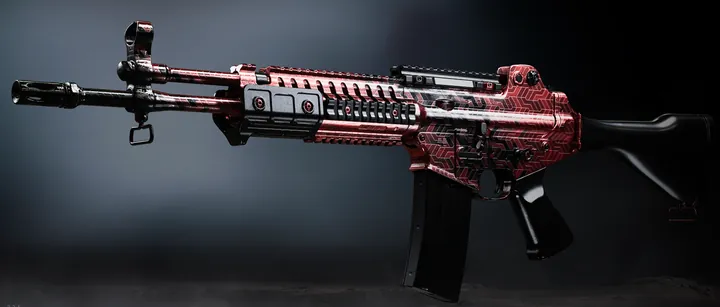 HAN 86 with the Harmonic Break camo in MW4 DMZ