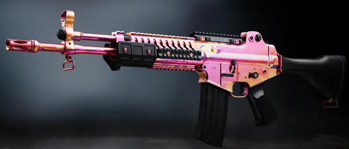 HAN 86 with the Mercurial Drift camo in MW4 DMZ