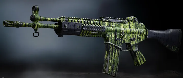 HAN 86 with the Military Camo 7 camo in MW4 DMZ