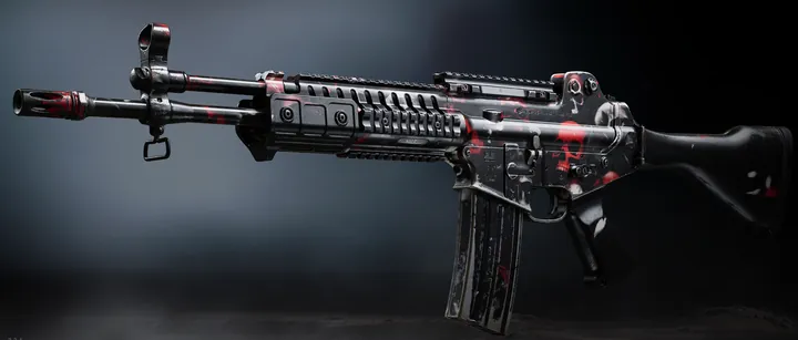 HAN 86 with the Military Camo 8 camo in MW4 DMZ