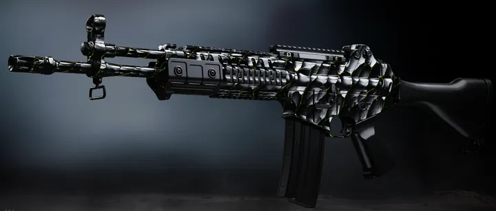 HAN 86 with the Pyroclast camo in MW4 DMZ