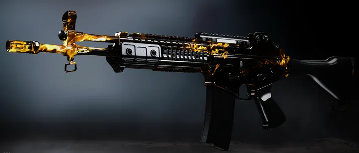 HAN 86 with the Ripple Tide camo in MW4 DMZ