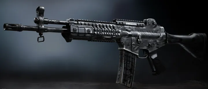 HAN 86 with the Smoke camo in MW4 DMZ