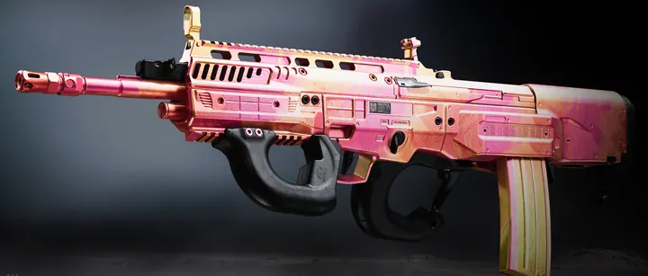 Hyeon Burst with the Mercurial Drift camo in MW4 DMZ