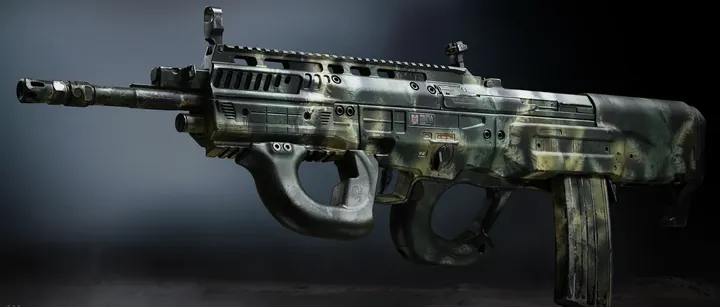 Hyeon Burst with the Ponderosa camo in MW4 DMZ