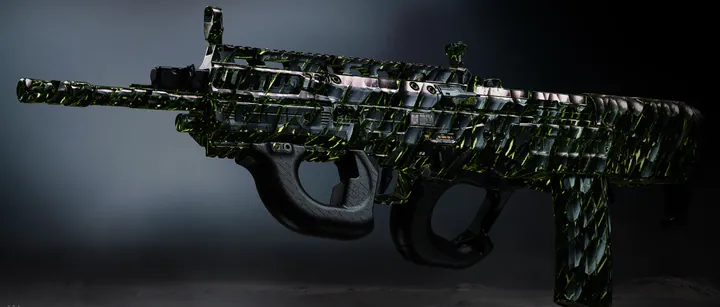 Hyeon Burst with the Pyroclast Scatter camo in MW4 DMZ