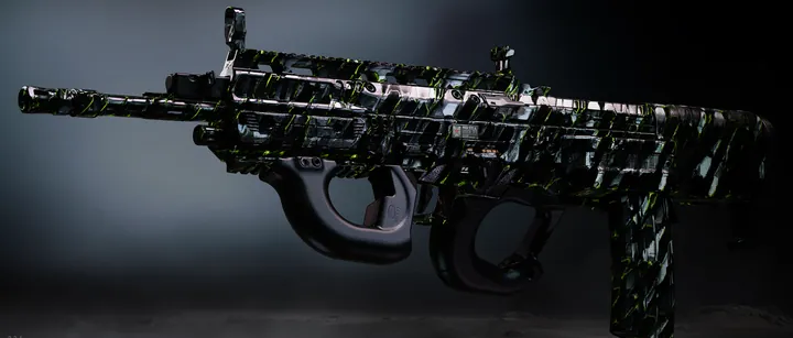 Hyeon Burst with the Pyroclast Terminus camo in MW4 DMZ