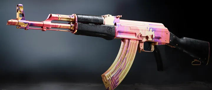 Kastov 762 with the Mercurial Drift camo in MW4 DMZ
