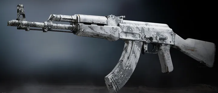 Kastov 762 with the Military Camo 3 camo in MW4 DMZ