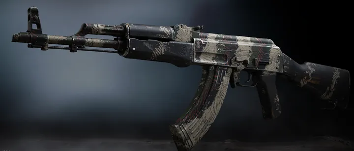 Kastov 762 with the Military Camo 4 camo in MW4 DMZ
