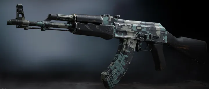 Kastov 762 with the Military Camo 5 camo in MW4 DMZ