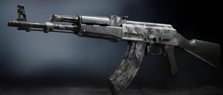 Kastov 762 with the Military Camo 6 camo in MW4 DMZ