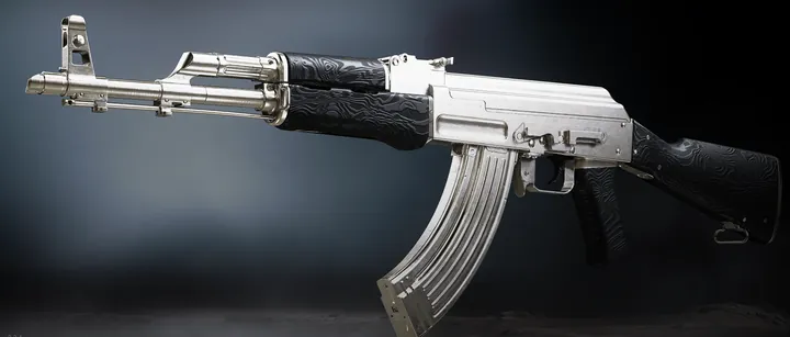 Kastov 762 with the Platinum camo in MW4 DMZ
