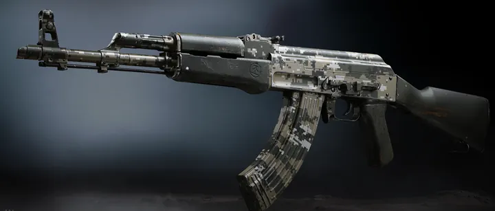 Kastov 762 with the Samnim camo in MW4 DMZ