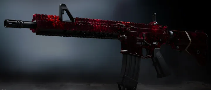 M4 with the Chiral camo in MW4 DMZ