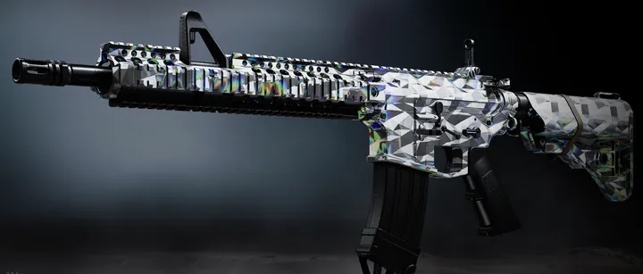M4 with the Divergence camo in MW4 DMZ