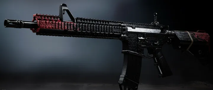 M4 with the Harmonic Break camo in MW4 DMZ