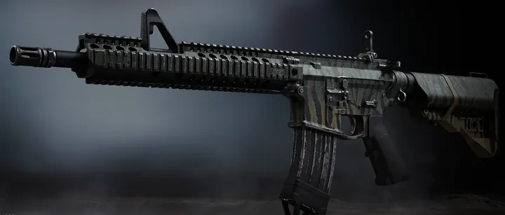 M4 with the Military Camo 2 camo in MW4 DMZ