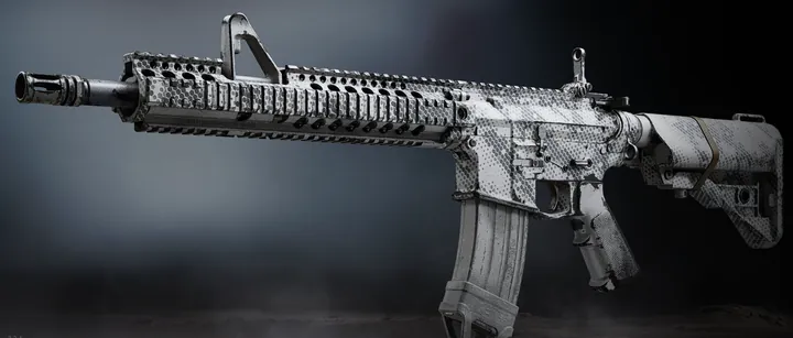 M4 with the Military Camo 3 camo in MW4 DMZ