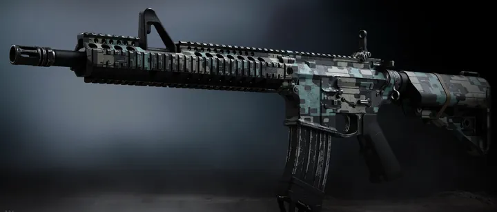 M4 with the Military Camo 5 camo in MW4 DMZ