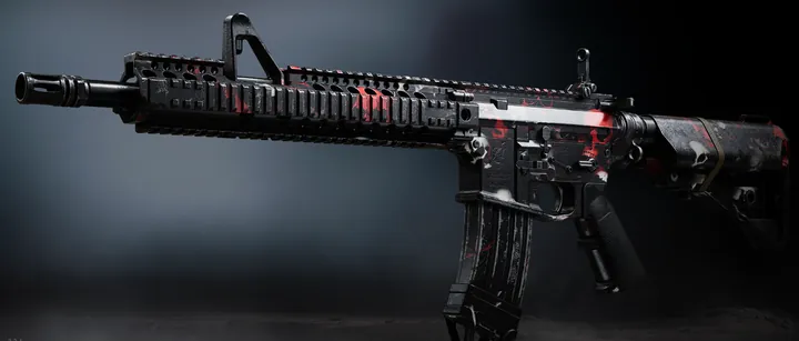 M4 with the Military Camo 8 camo in MW4 DMZ