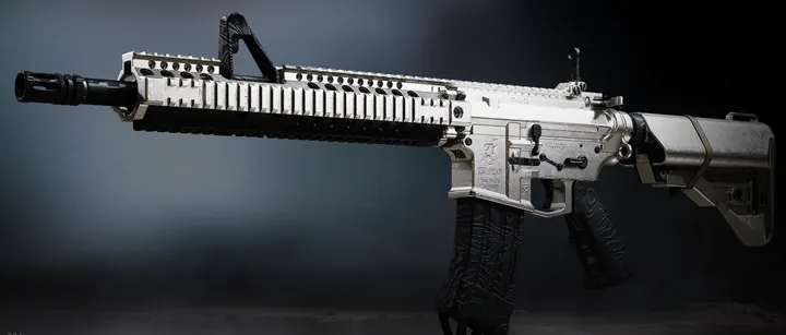 M4 with the Platinum camo in MW4 DMZ