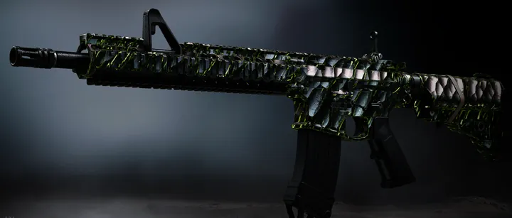 M4 with the Pyroclast Scatter camo in MW4 DMZ