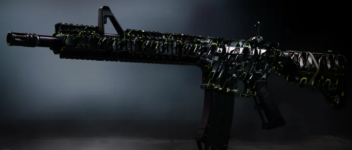M4 with the Pyroclast Terminus camo in MW4 DMZ