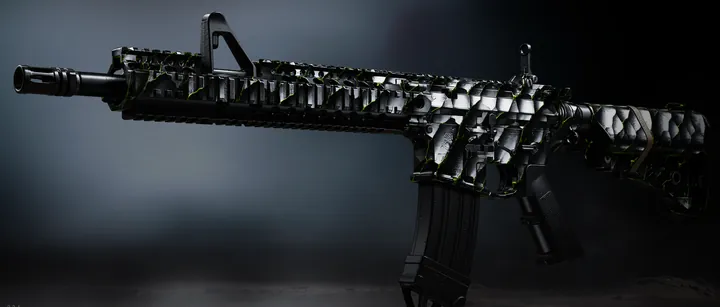 M4 with the Pyroclast camo in MW4 DMZ