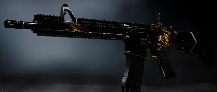 M4 with the Ripple Tide camo in MW4 DMZ