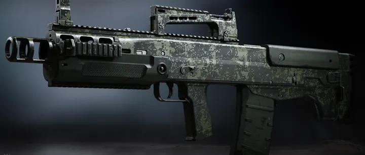 Oden with the Dark Moss camo in MW4 DMZ