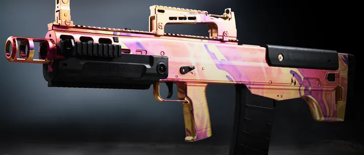 Oden with the Mercurial Drift camo in MW4 DMZ