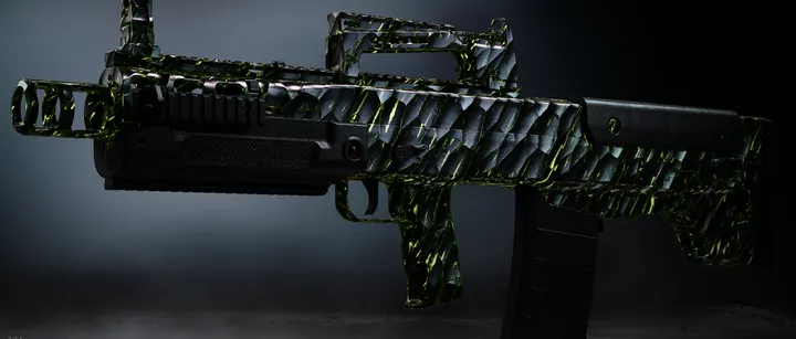 Oden with the Pyroclast Scatter camo in MW4 DMZ
