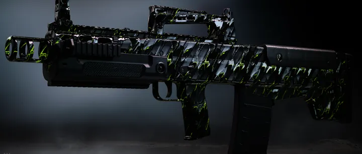 Oden with the Pyroclast Terminus camo in MW4 DMZ