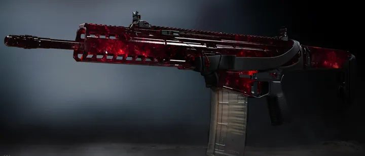 Patriot XMR with the Chiral camo in MW4 DMZ