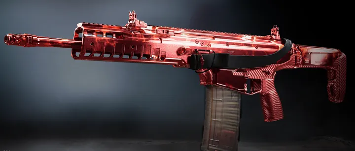 Patriot XMR with the Helio camo in MW4 DMZ