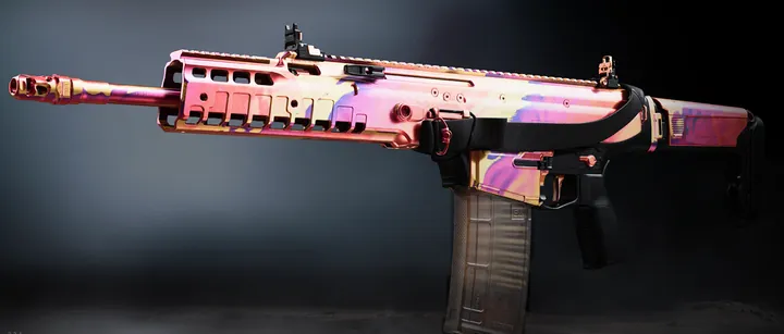 Patriot XMR with the Mercurial Drift camo in MW4 DMZ