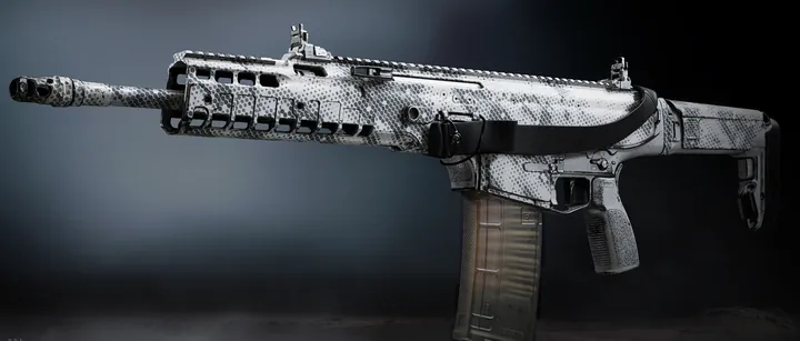 Patriot XMR with the Military Camo 3 camo in MW4 DMZ