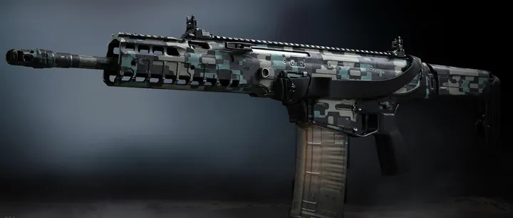 Patriot XMR with the Military Camo 5 camo in MW4 DMZ