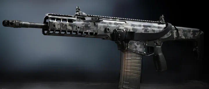 Patriot XMR with the Military Camo 6 camo in MW4 DMZ