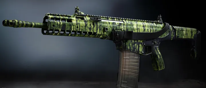 Patriot XMR with the Military Camo 7 camo in MW4 DMZ