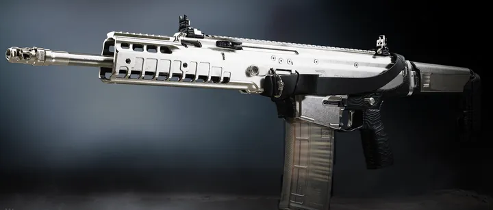 Patriot XMR with the Platinum camo in MW4 DMZ