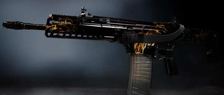 Patriot XMR with the Ripple Tide camo in MW4 DMZ