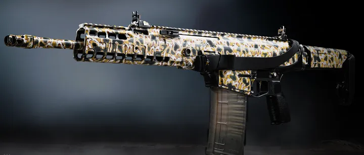 Patriot XMR with the Scorch camo in MW4 DMZ