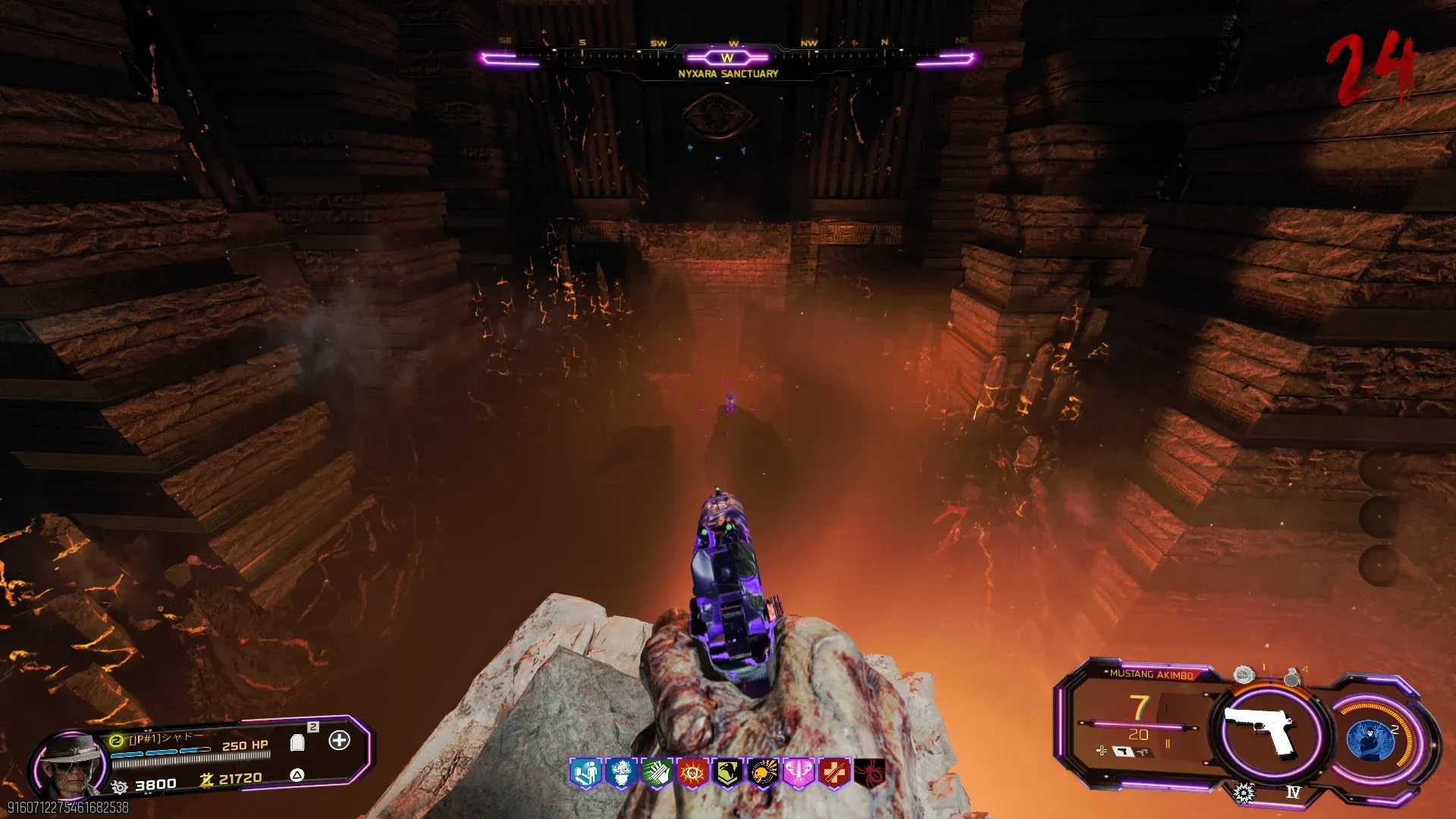 Mr Peeks spawn location in Nyxara Sanctuary on Rex Infernus, open area, BO7 Cursed Mode