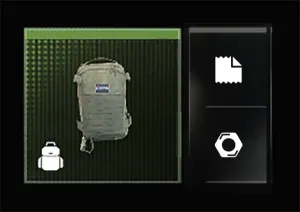 MW4 DMZ 3D Printer recipe card for the Small Backpack, costing 25 Synthetics and 25 Metals
