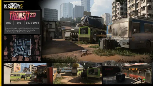 Official MW4 map card for Transit 213 showing the Indian bus depot and its minimap