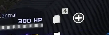 The Black Ops 7 Zombies HUD showing four armor plates in reserve with the Plate Hunter augment equipped