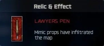 Lawyer's Pen relic effect: mimic props infiltrate the map in BO7 Cursed mode