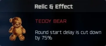 Teddy Bear relic effect: round start delay cut down by 75% in BO7 Cursed mode